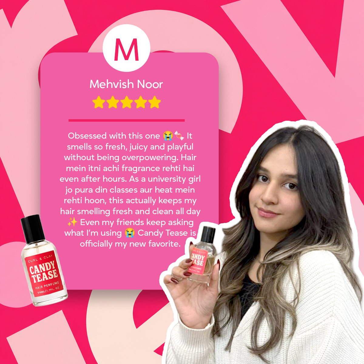 Candy Tease Hair Perfume - Curl & Clay