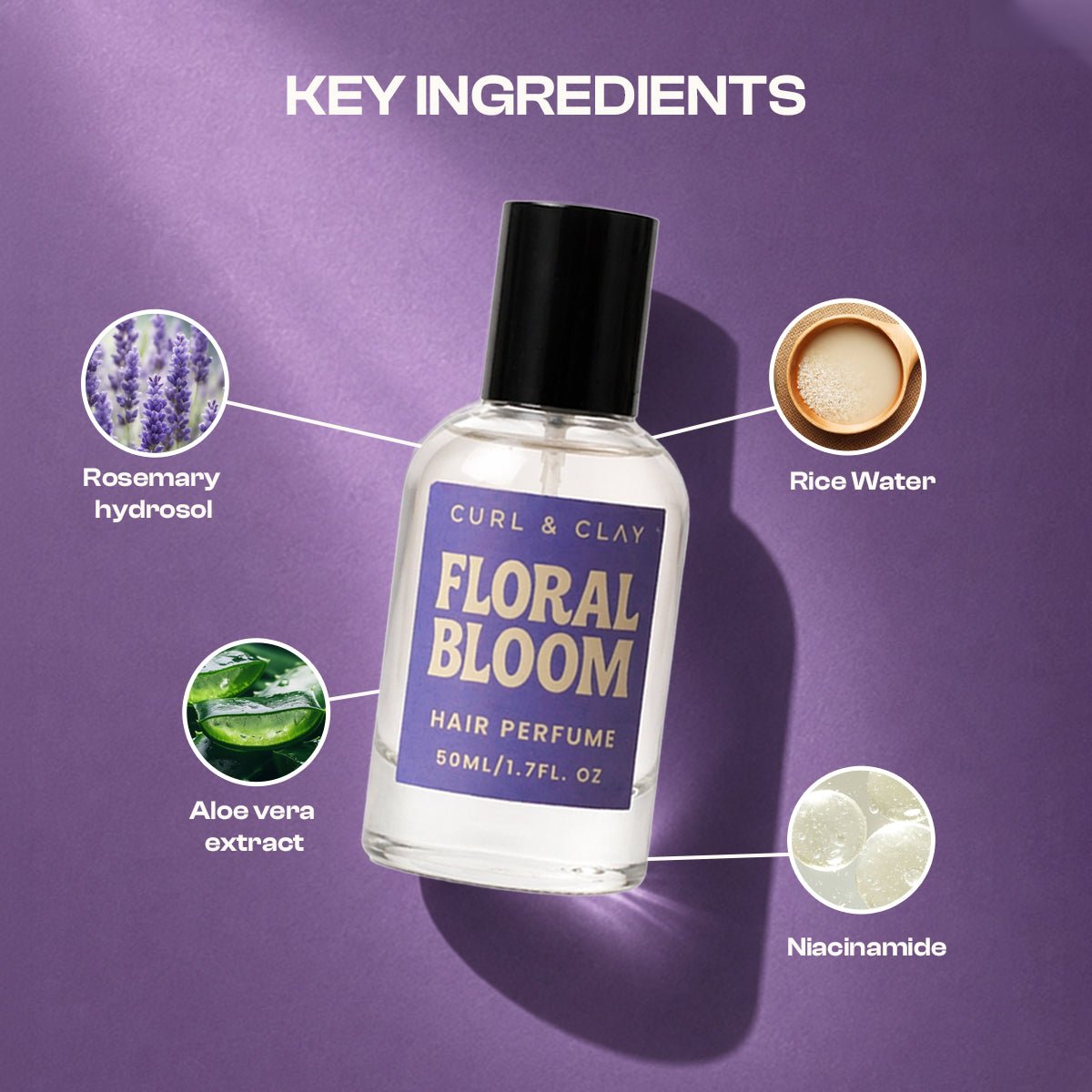 Floral Bloom Hair Perfume - Curl & Clay