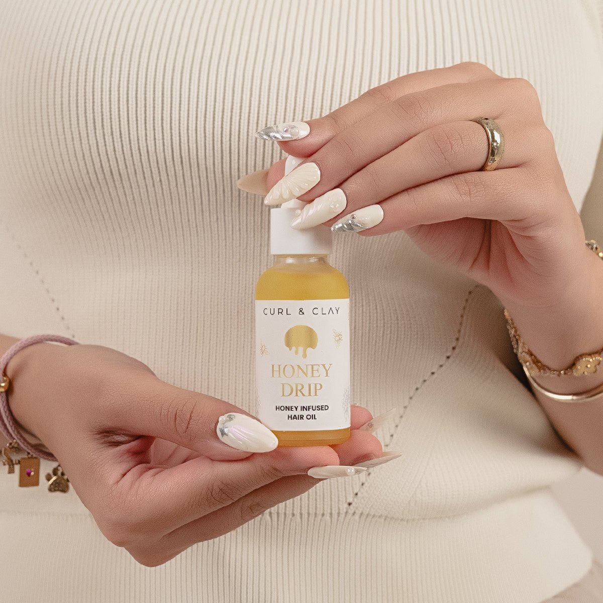 Honey Drip Hair Serum - Curl & Clay