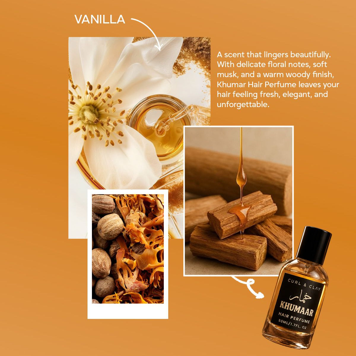 Khumar Hair Perfume - Curl & Clay
