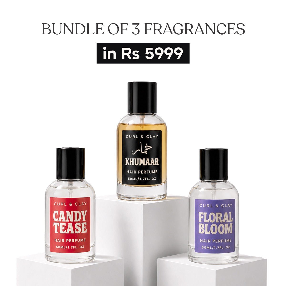 The Trio — All 3 Hair Perfumes - Curl & Clay